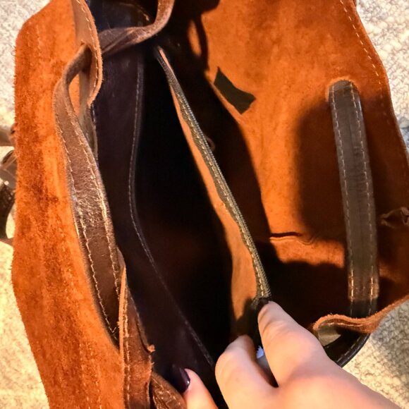 VINTAGE VILLAGE TANNERY LEATHER BACKPACK main image 4